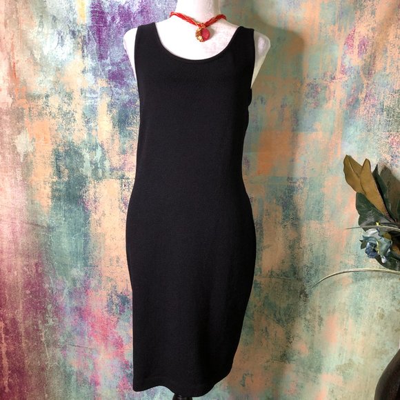 📌St. John Great Form Fitting Sleeveless Knit Dress - Picture 4 of 14